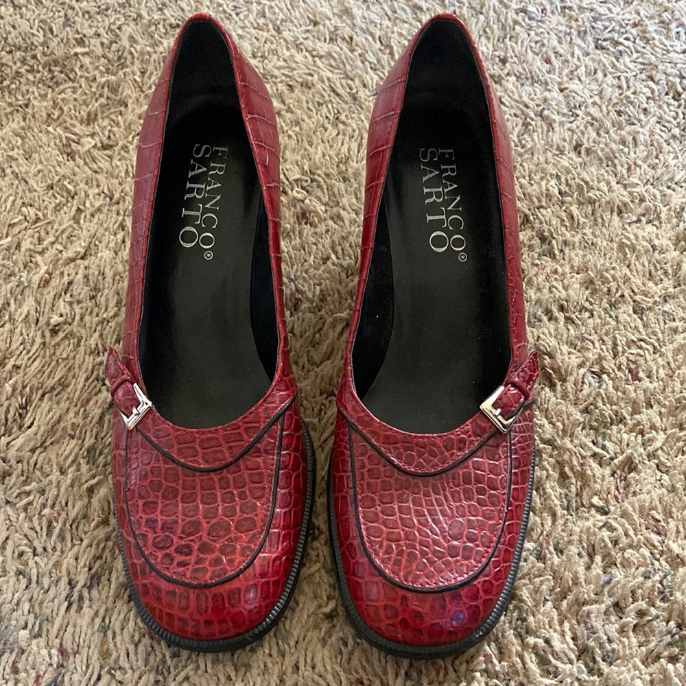 Red high heels